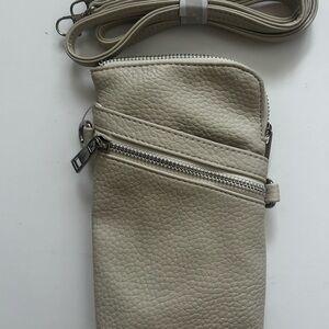 NWT K Carroll Vegan Slate Blue  Crossbody Bag